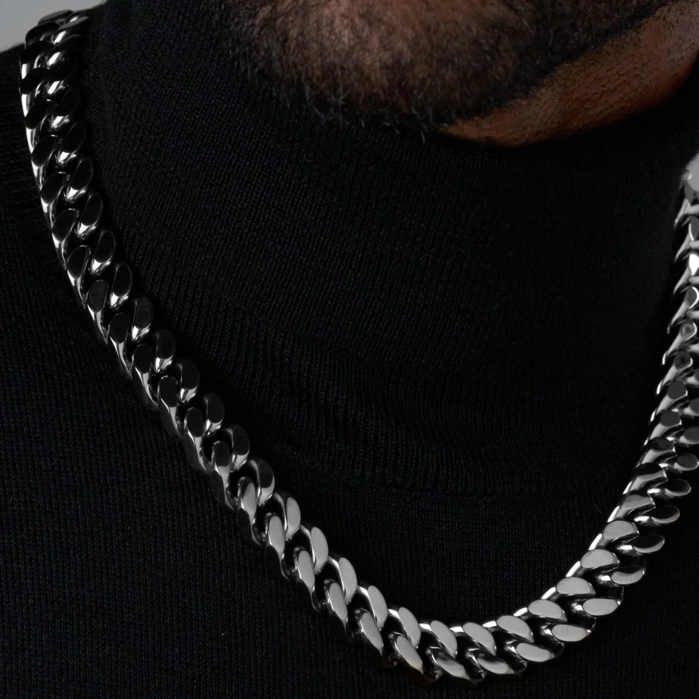 Cuban Link Chain (Silver) - 16mm - Image 5