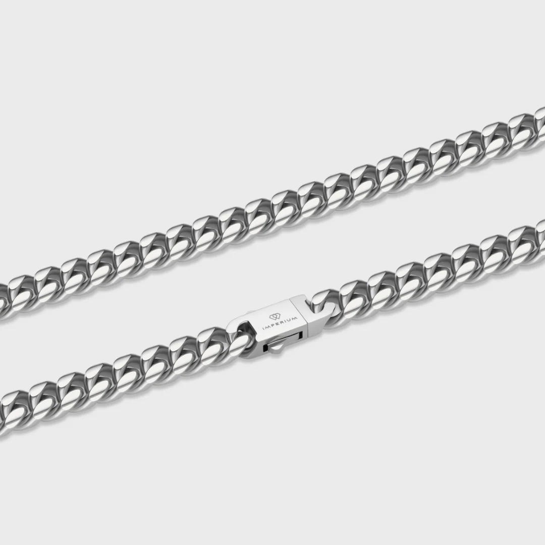 Cuban Link Chain (Silver) - 5mm - Image 3
