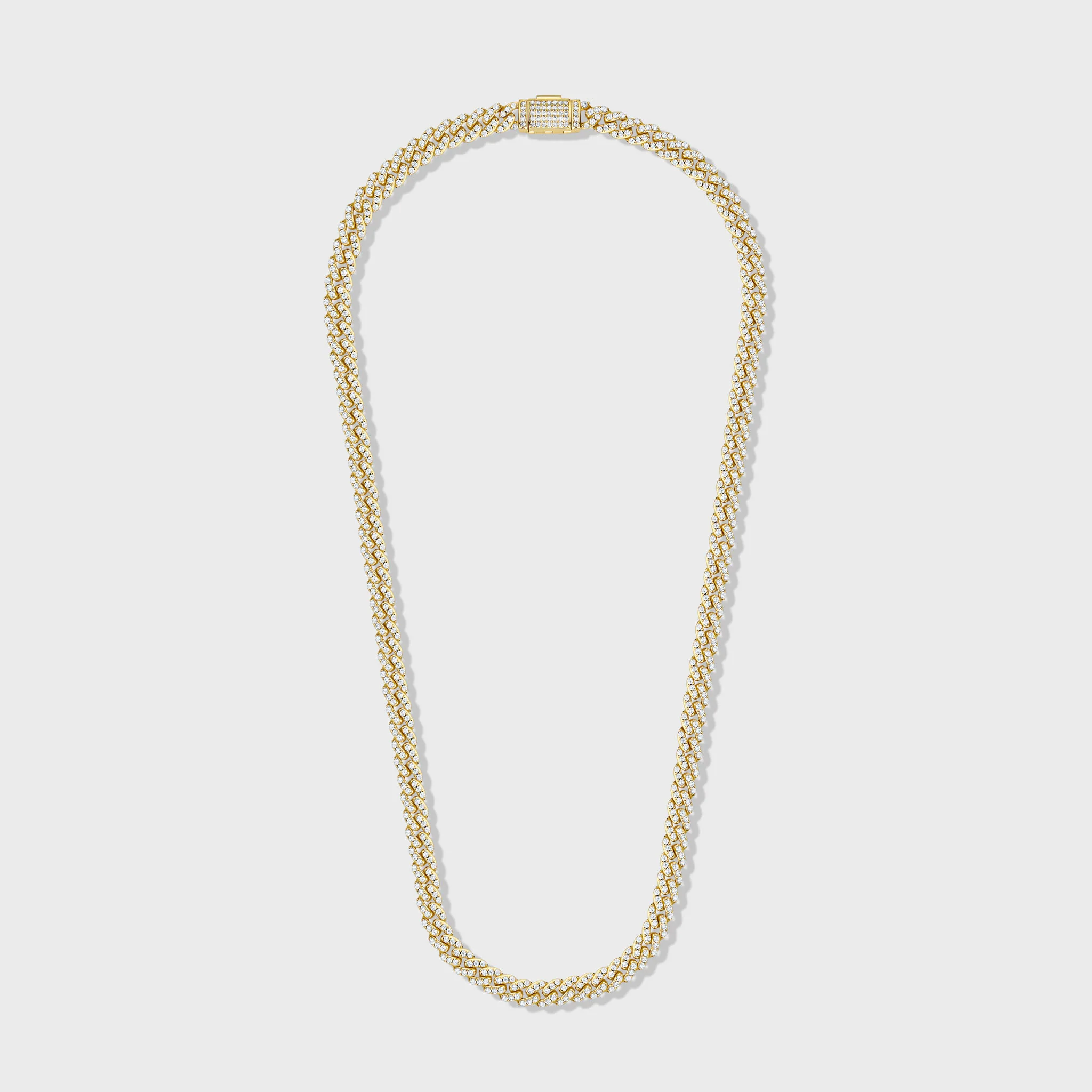 Iced Cuban Chain (Gold) - 8mm - Image 4
