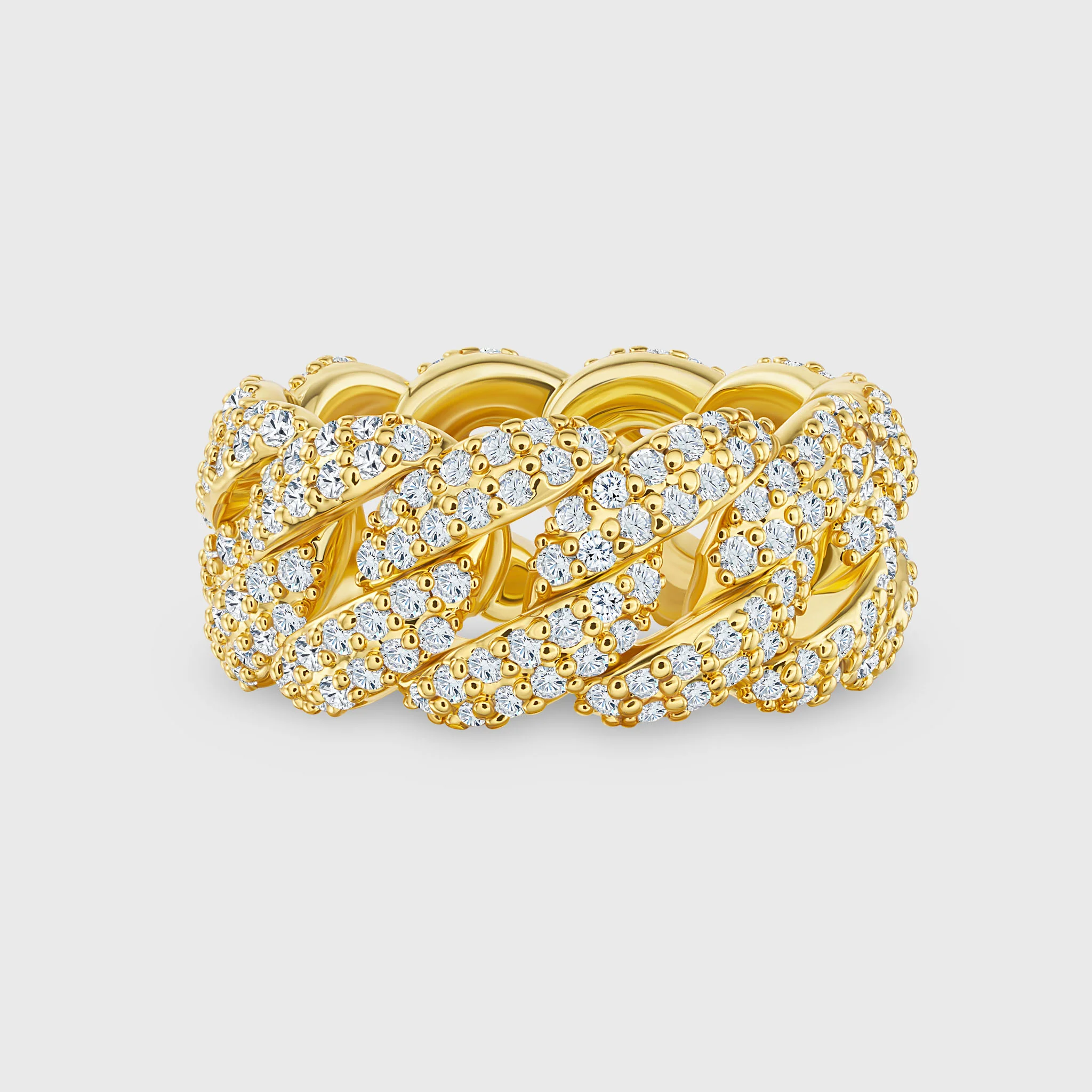 Iced Cuban Ring (Gold) - Image 3