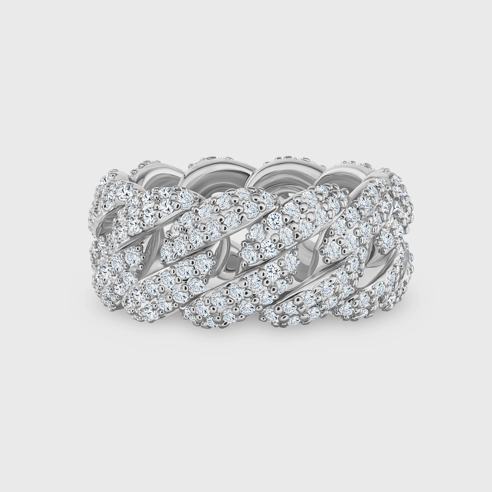 Iced Cuban Ring (Silver) - Image 3