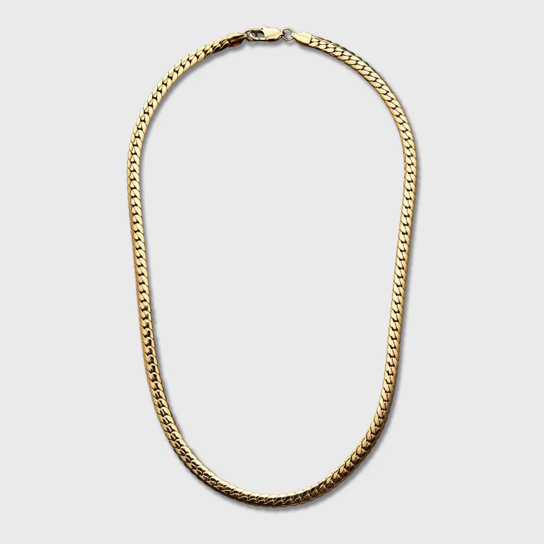 Miami Cuban Link Chain (Gold) - 5mm - Image 5