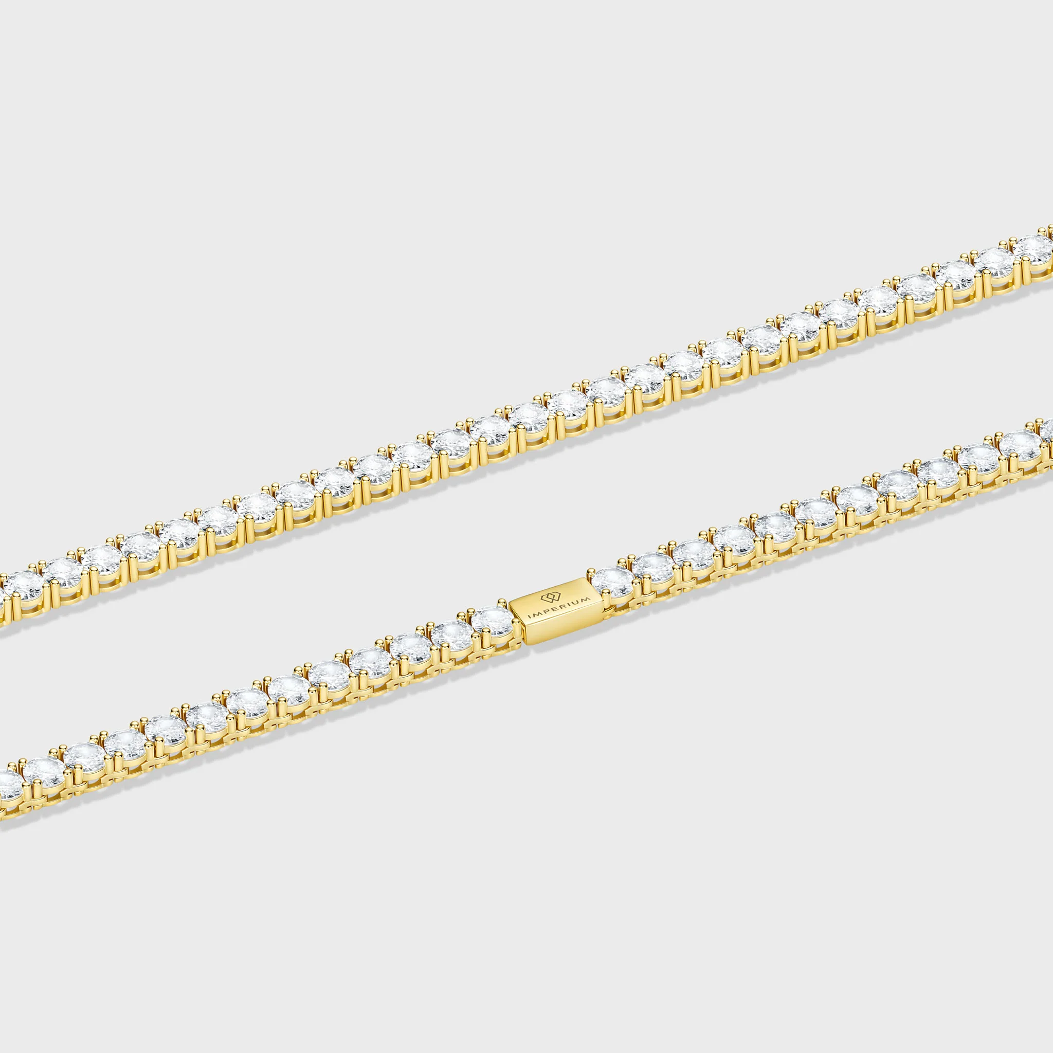 Tennis 5mm + Tennis 3mm (Gold) - Image 3